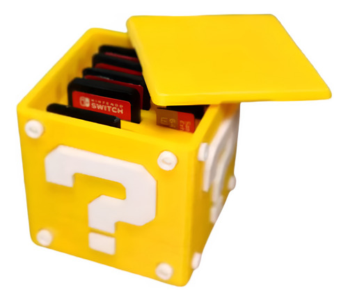 Caja Porta Juegos Mario Bros