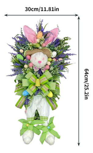 Corona De Conejo De Pascua B 2025, Colorida, Decoración Para