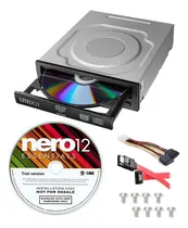 Comprar Lite-on Ihas124-14 - Unidad De Disco Óptico Sata (24 X Sata, Incluye Software De Grabación Nero 12 Essentials + Kit De Cable Sata)