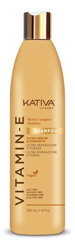 Shampoo Kativa Con Vitamina E Y Biotin 355 Ml