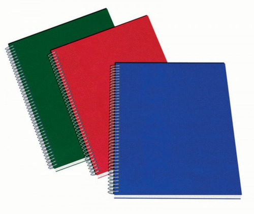 Cuaderno Abc Forrado Con Espiral  X 5 Unidades