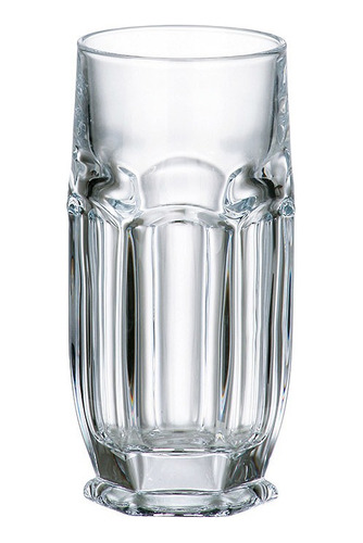 Vasos Cristal Bohemia Trago Largo Safary Set X 2 300ml