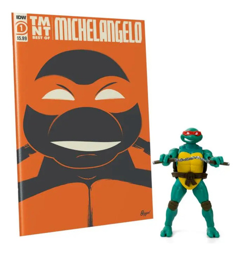 Michelangelo + Comic 100p Tmnt Bst Axn Tortugas Ninja