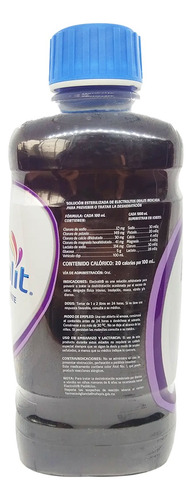 Electrolit Suero Rehidratante Sabor Uva 625ml 6pz