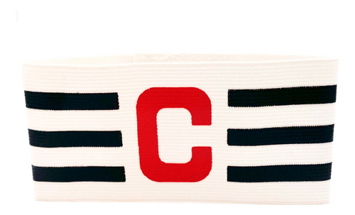 Braçadeira Faixa De Capitão Futebol Tricolor Ajustável