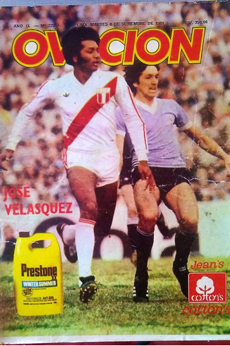 Revista Ovación Perú - Año Ix N° 229 (08/09/1981)