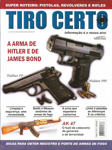 Revista Tiro Certo 1 Editora Minuano (Usado)