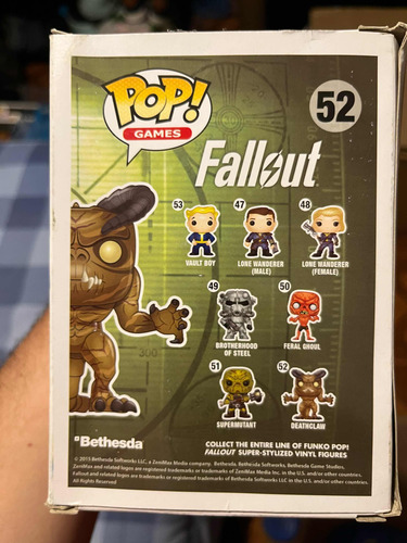 Funko Pop! Fallout Deathclaw #52 (caja Con Detalles) (Usado)