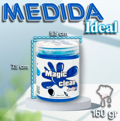 Imagen 2 de 8 de Gel Limpiador Slime Carros Celular Teclado No Grasoso