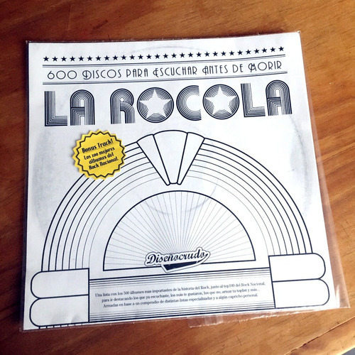 Imagen 4 de 10 de Poster Rocola, 600 Discos Para Escuchar Antes De Morir