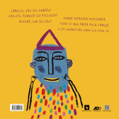 O Que É Que Tem Na Cabeça?, De Ratton, Vanessa., Vol. 1. Editorial Elo Editora, Capa Mole Em Português