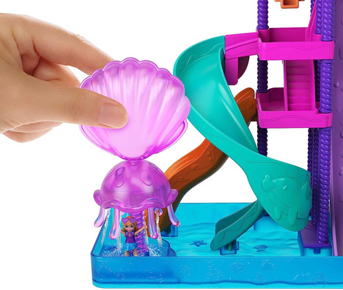 Juguete Al Aire Libre De Polly Pocket Con 2 Micro Muñecas Ac