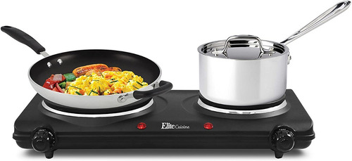 Imagen 2 de 5 de Elite Cuisine Cocina Eléctrica Con Control De Doble Temperat