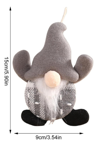 Adornos Navideños De Gnomo Gnomo De Navidad Muñeco Sin Rostr
