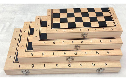 Juego De Ajedrez De Madera Con Los 24x24cm Los 24x24cm