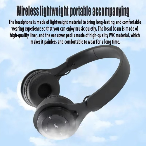 Audífonos Estéreo Bluetooth Audífonos Inalámbricos Plegables