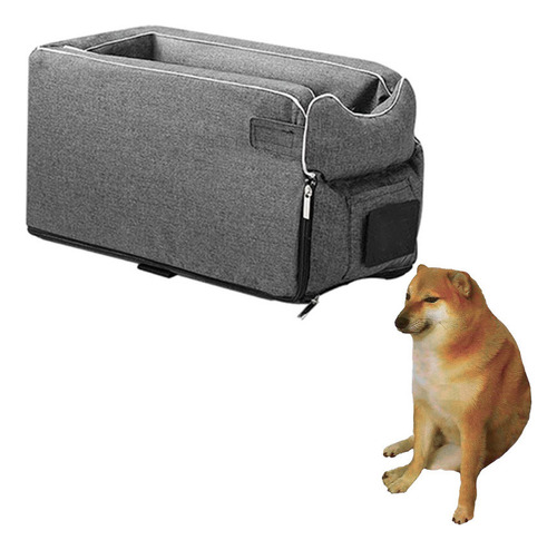 Gato Cadeirinha Pet Console Central Carro Bolsa Assento Pet