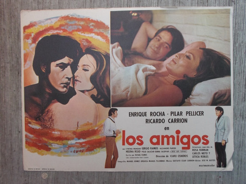Vintage Raro Lobby Card De Enrique Rocha En Los Amigos!