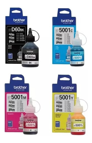 Brother Btd60 Negro Y Bt5001 Colores