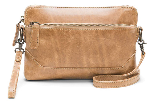 Frye Melissa Crossbody Wristlet, Beige