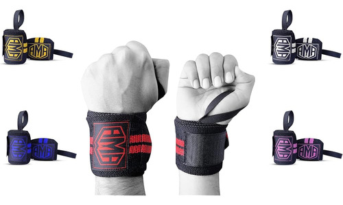 Ama Wrist Wraps Para Levantamiento De Pesas Correas De Algod