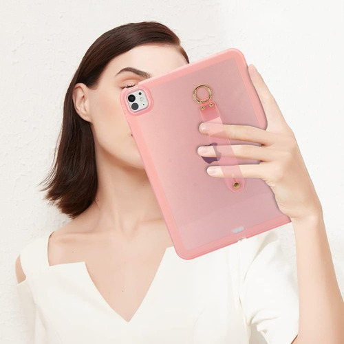 Funda Transparente For iPad, Antigolpes Con Soporte