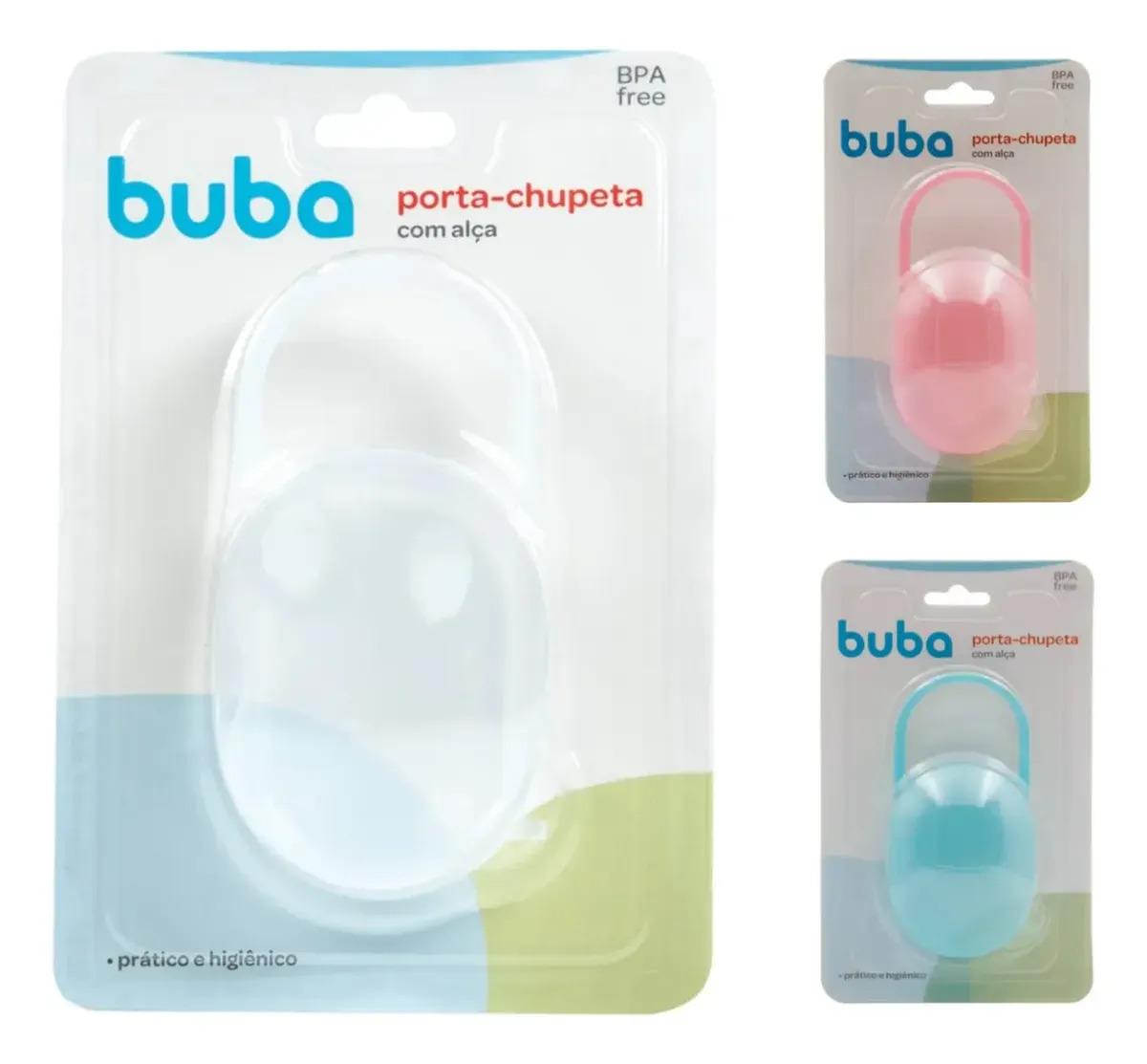 Porta Chupeta Com Alça Buba Cor Incolor