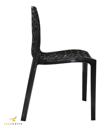 Cadeira Gruvyer Preto Kit Com 8