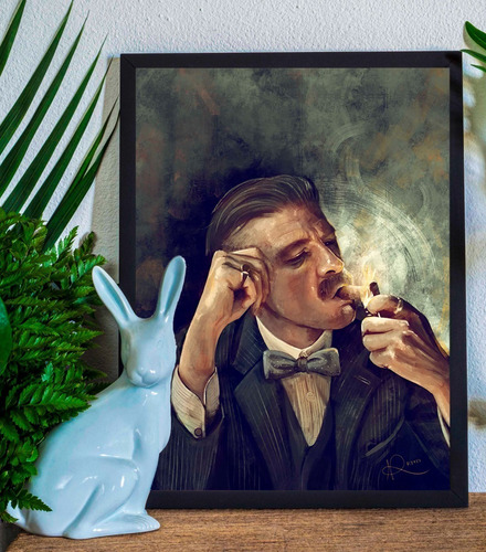 Cuadro Marco Negro Poster 33x48cm Arthur Shelby Blinders 2