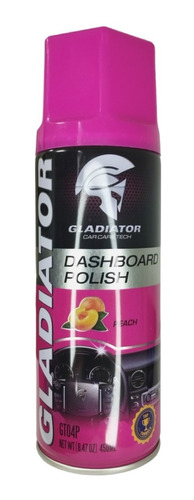 Gladiator Silicon Abrillantador Tableros Durazno 450 Ml