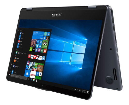 Notebook VivoBook Flip 14 TP410UA 14" color negro 4GB de Ram - 500GB HDD - Intel Core i3