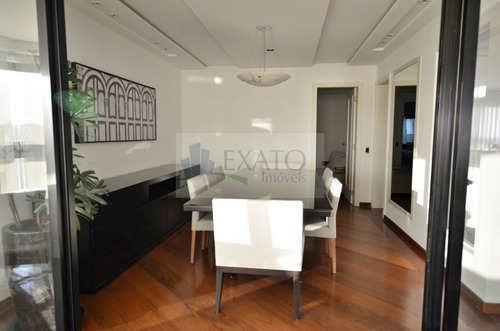 Imagem 7 de 15 de Maravilhoso Apartamento Totalmente Mobiliado E Equipado, Com 280m², 3 Suítes Sendo 1 Master, 4 Vagas - Em47231