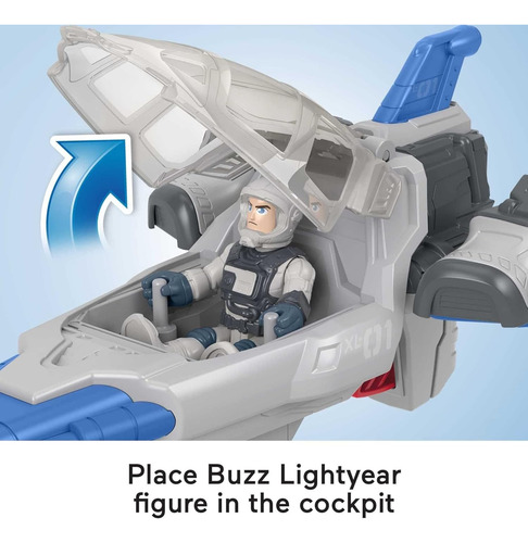 Nave Espacial Imaginext Lightyear Con Figura Y Proyectil