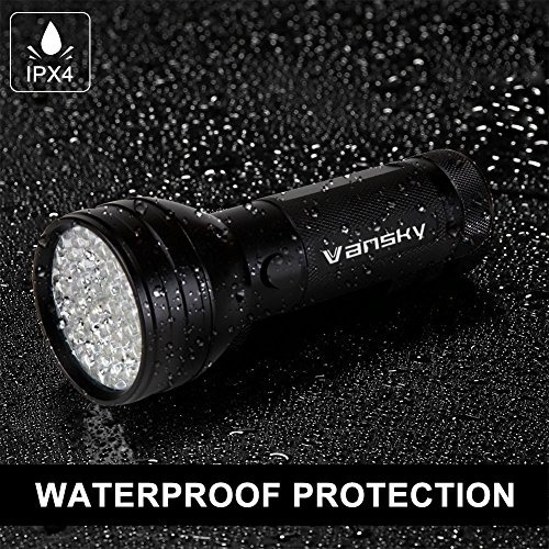 Imagen 2 de 6 de Linterna Uv Luces Uv De Luz Negra, Vansky 51 Led Ultraviolet