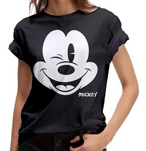 Poleras Estampadas De Mickey Mouse Unisex