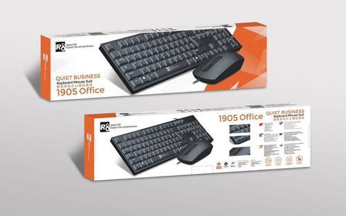 Imagen 2 de 6 de Kit De Teclado Y Mouse Optico De Cable Usb Para Pc Laptop