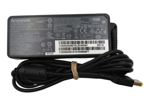Cargador Lenovo Thinkpad Adlx65nlc3a 45n0258 65w (Usado)