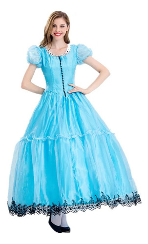 Disfraz De Princesa Aurora Para Mujer Adulta Vestido Largo