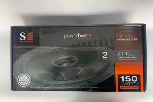 Parlantes Para Carro Powerbass S-6502 150 Watts/ 2vias/