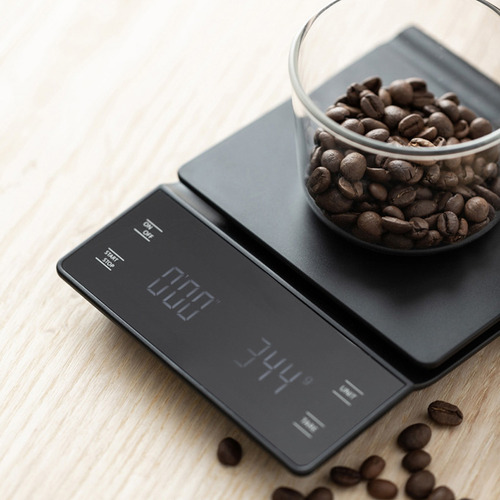 Imagen 7 de 12 de Báscula De Café De 3kg/0,1g Con Temporizador De Alta
