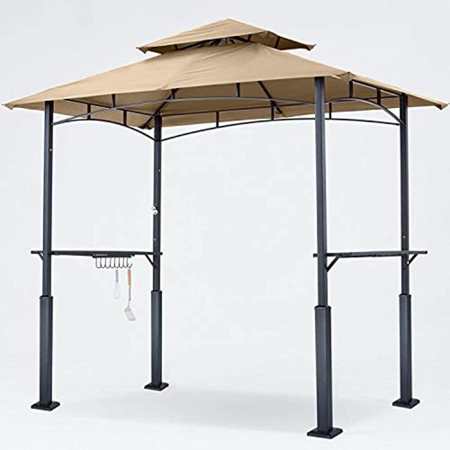 Abccanopy Refugio Para Cenador Con Parrilla De 8'x 5 ', Told