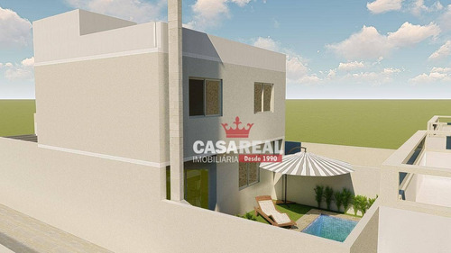 Imagem 8 de 30 de Sobrado Novo Com 3 Quartos, 03 Banheiros E 03 Vagas, À Venda Por R$400.000,00 - Brejatuba/pr - So0046