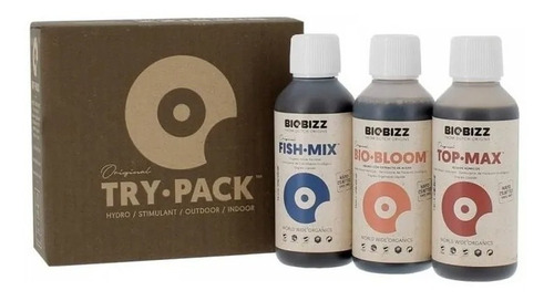 Fertilizante | Try Pack Outdoor | 250ml C.u. | Bio Bizz