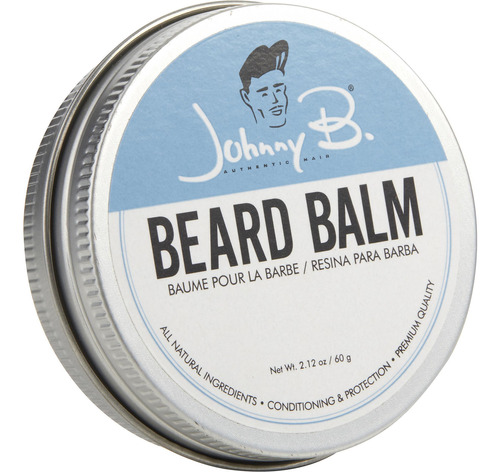 Bálsamo Para Barba Johnny B, 60 Ml, Aceites Naturales, Vitam