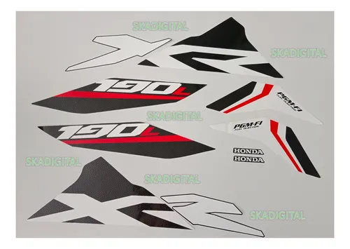 Kit Completo De Calcomanías Xr 190l