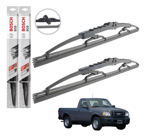 Juego Escobillas Limpiaparabrisa Bosch Ford Ranger 2007/2011