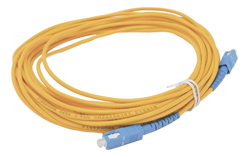 5pz Jumper Fibra Óptica Simplex, Monomodo, Sc/upc-sc/upc 10m