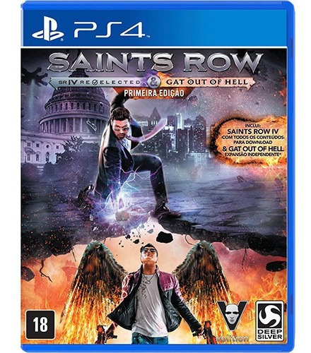 Jogo Saints Row Iv Re Elected E Gat Out Of Hell Ps4