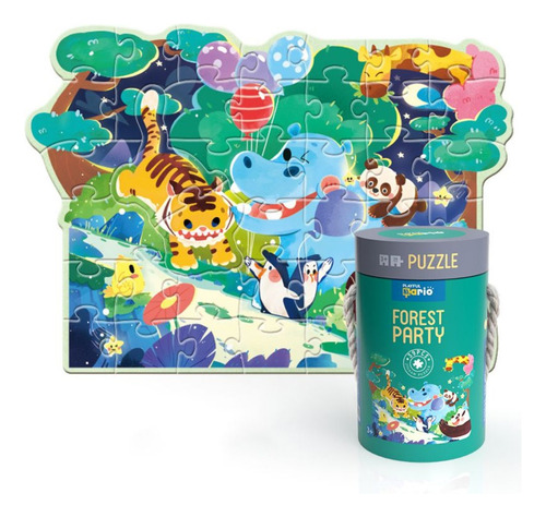 Puzzle Varios Modelos Play Ful Mario Fiesta Del Bosque2665