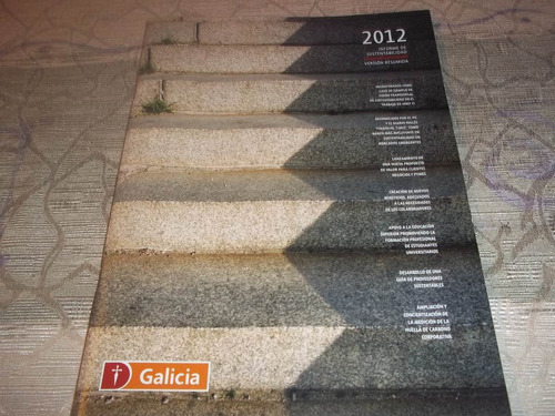 Informe De Sustentabilidad -ver. Resumida 2012 Banco Galicia